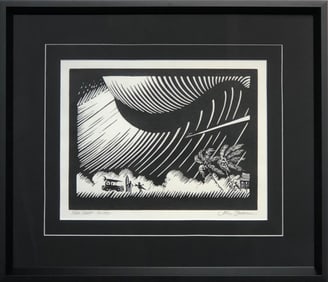 John Severson "Big Surf" (1993) Signed Serigraph