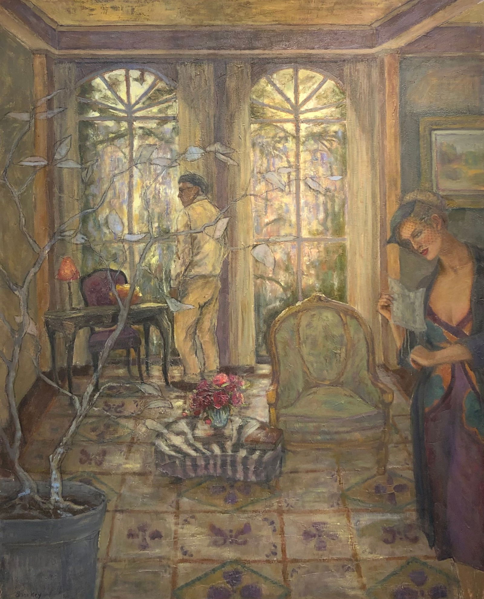 Kathy Shorkey (Untitled) Signed Original Mixed Media (1 of 7)