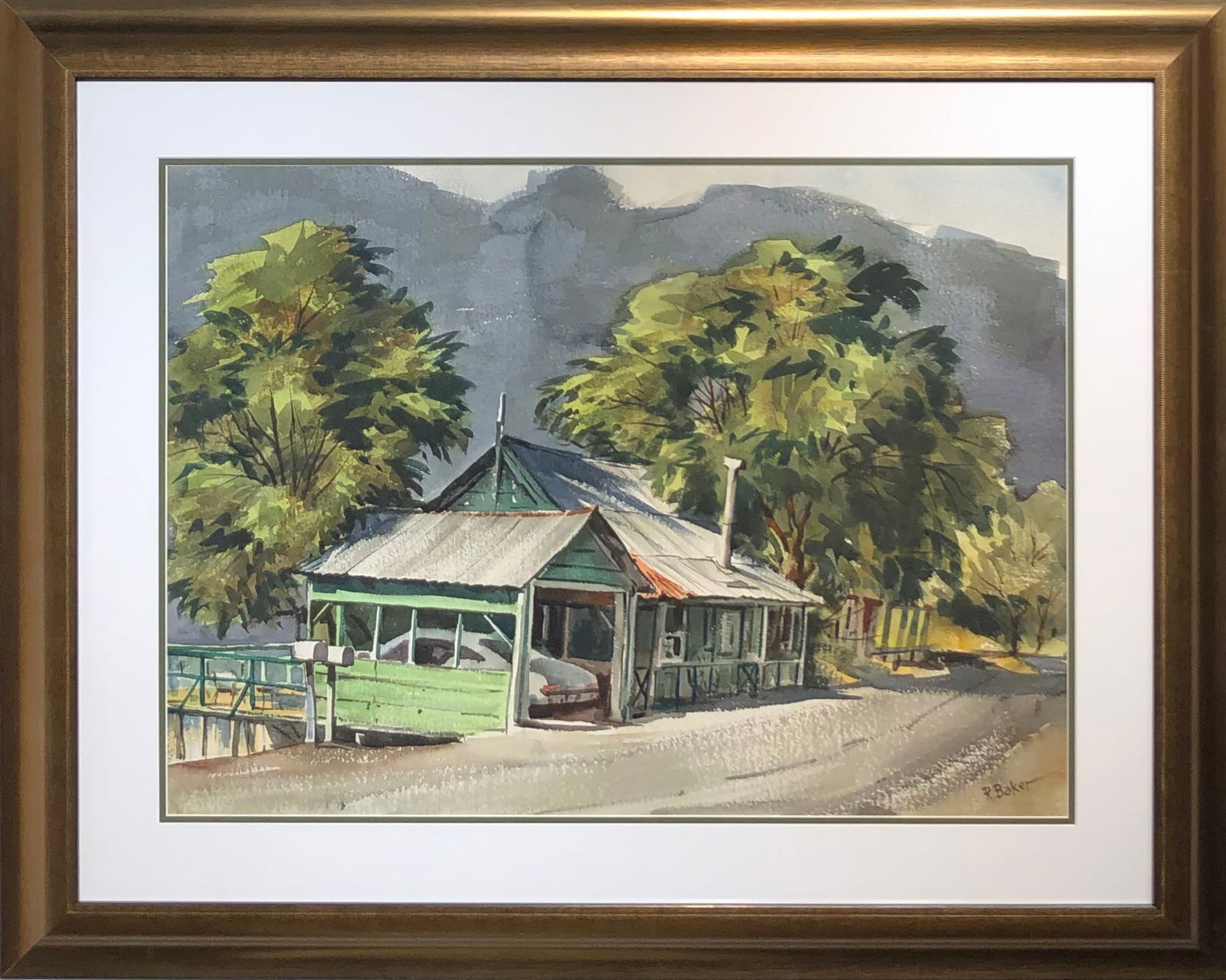 Ralph Baker (Impressionist) Signed Original Watercolor (1 of 1)