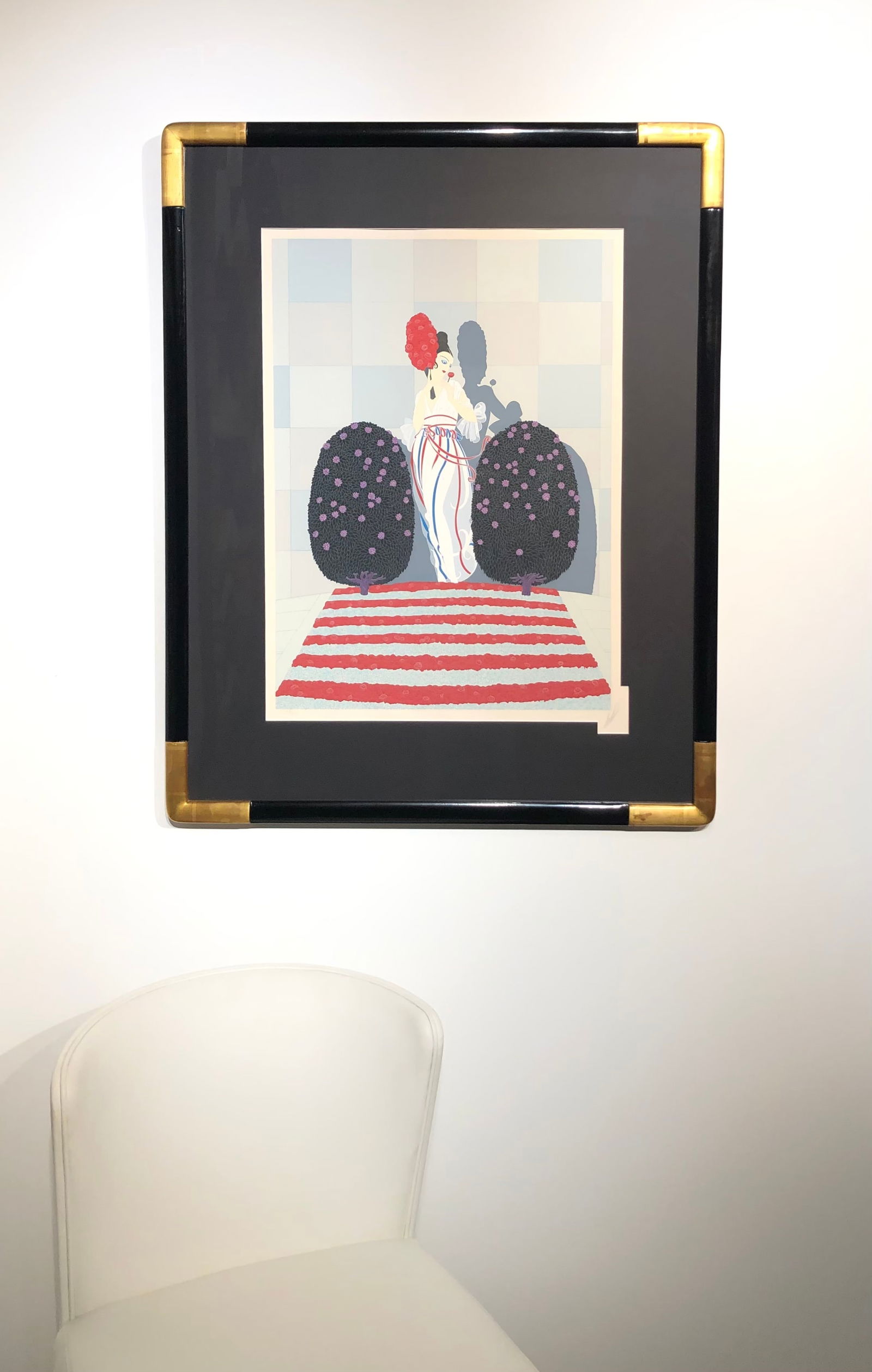 ERTE "Lafayette" Signed Serigraph LE: Artist: ERTE Title: ERTE "Lafayette" Signed Serigraph LE Medium: Serigraph on Paper Limited Edition: 128/300 Art Dimensions: 40.0 x 32.0 x 2.0 inch ARTIST BIO: Romain Erte was born Roma