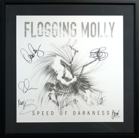 Flogging Molly "Speed Of Darkness" Signed Lithograph LE