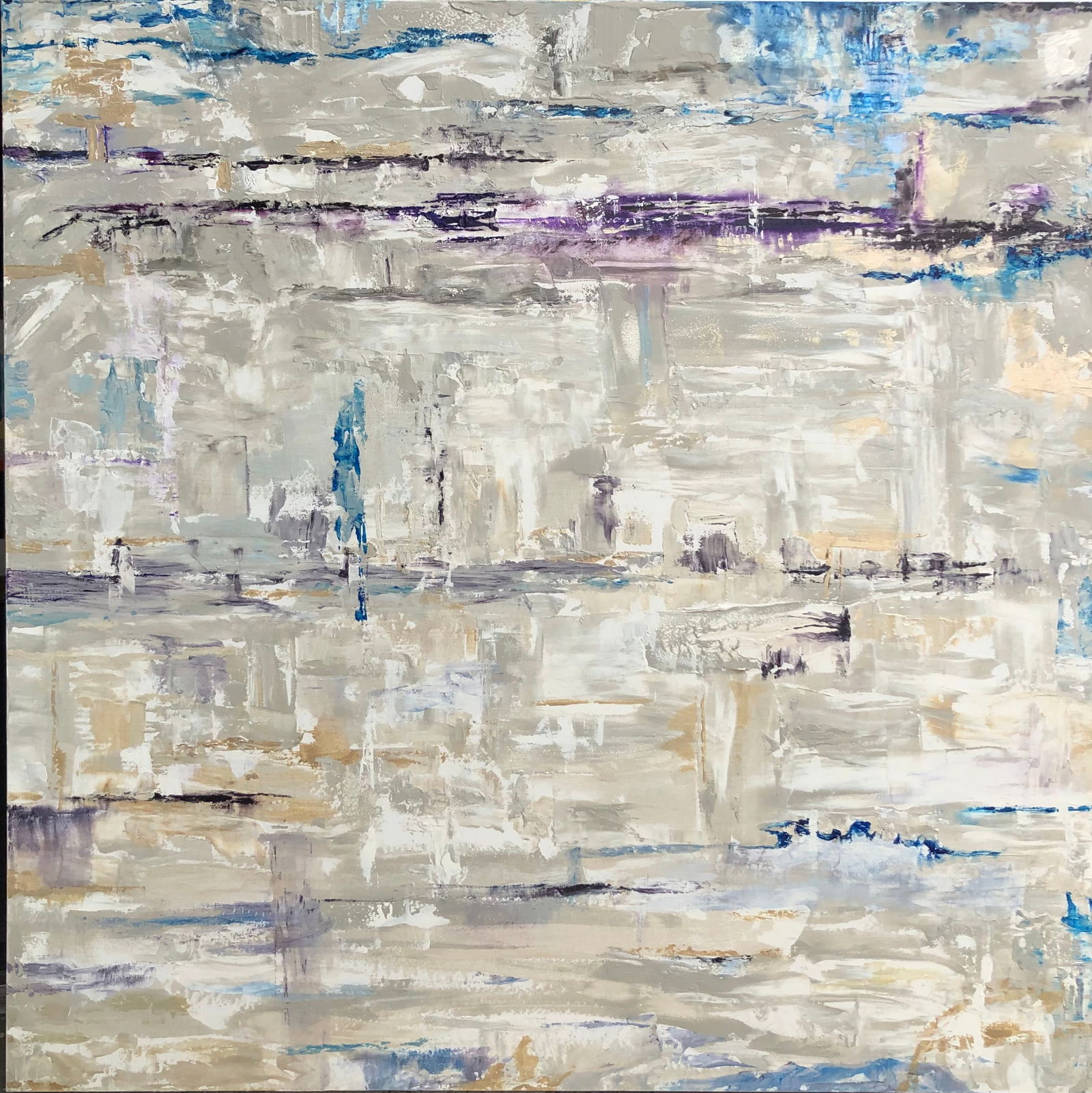 Barbara Owens "The Wall II" Signed Original Acrylic (1 of 5)