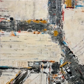 Barbara Owens "Rebel Rebel I" Signed Original Acrylic