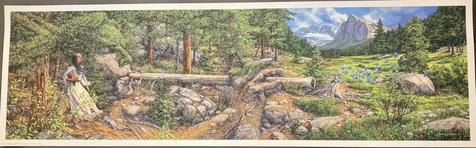 Bev Doolittle (Music In the Wind) Limited Edition Signed Print (1 of 3)