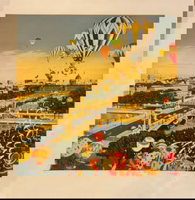 Hiro Yamagata "Balloon Race" Signed Seriograph LE