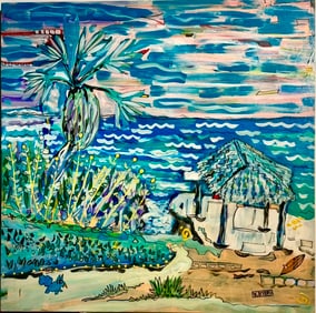 Kimm Byers "Wind n Sea" Signed Original Acrylic