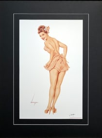 Alberto Vargas "My Boy Friend Often Tells Me / That Our Love is Indestructible..." Hand-Signed