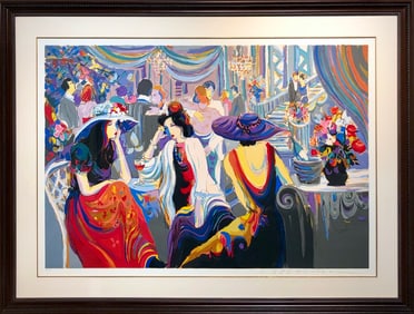 Isaac Maimon "Ballroom Dancing" Signed Serigraph AP w/COA & Musuem Framed