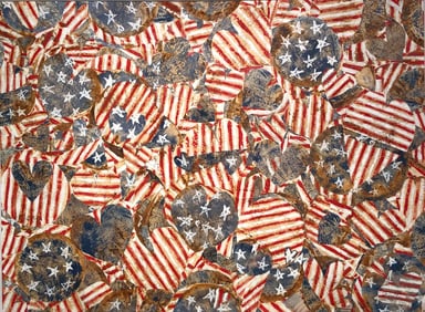 Barbara Owens "Freedom? (American Flag)" Signed Original