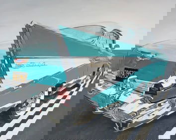 Michelle Michael "1957 Chevy Bel Air" Signed Original Acrylic