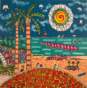 Kimm Byers "Cuvier Park" Acrylic Signed