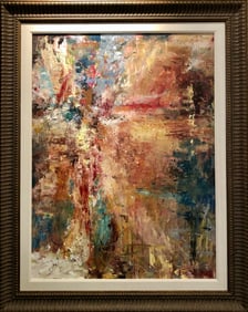 Jorn Fox Abstract Original Oil on Canvas Signed