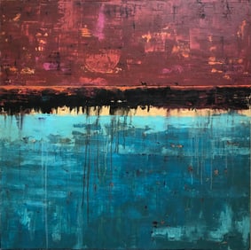 Barbara Owens "Storm Set" Signed Original Acrylic