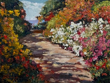 David Lloyd Glover "A September Country Sunday" Signed Original Acrylic