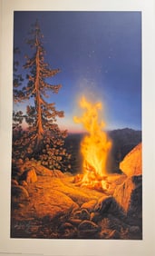 Stephen Lyman "Sunset Fire" Signed Limited Edition Print 997/7263