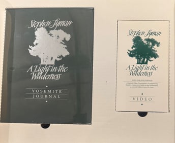 Stephen Lyman "A Light in the Wilderness" Limited Edition Unopened Hard Bound Book w/Signed Cover