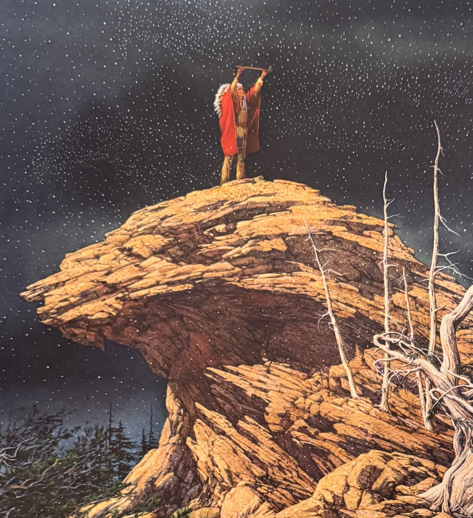 Bev Doolittle (Prayer for The Wild Things) Limited Edition Signed Print: Artist: Bev Doolittle Title: Bev Doolittle (Prayer for The Wild Things) Limited Edition Signed Print Medium: Limited Edition Print Limited Edition: 7570/65000 Art Dimensions: 24.0 x 31.5 x 0.0 inch