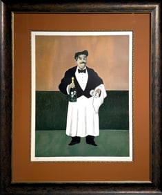 Guy Buffet "Pierre" Signed Serigraph LE