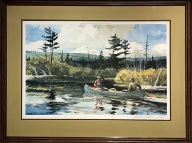 Chet Reneson "Sly Brook Natives" Signed Lithograph LE