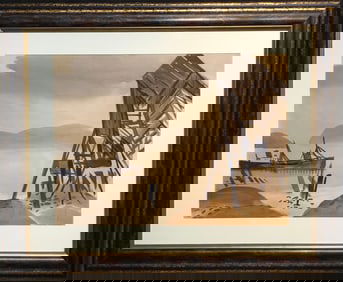 George Post "Last Cargo" Signed Original Watercolor 1965