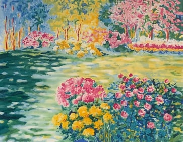 Nicole Gourdon (Untitled - Landscape) Signed Lithograph LE