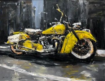 Jorn Fox Signed Original Oil on Canvas