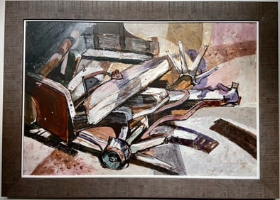 Wayne La Com "End of the Trail" Circa 1962 Signed Original