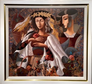 Oleg Zhivetin "The Rose Garden, 20th Century" Lithograph