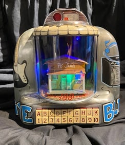 Folk Art - Timm Rye "Seaburg Wall-O-Matic 100 Series" Jukebox - Signed