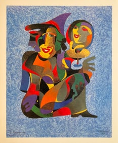 Anatole Krasnyansky "Mirror Mirror" Signed Serigraph LE