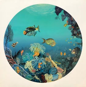 Blu Rivard "Send In The Clowns" Signed Mixed Media