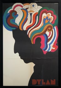 Milton Glaser (Bob Dylan - 1966 Vintage Lithograph)