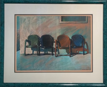 Jorn Fox (Impressionist) Signed Original Pastel