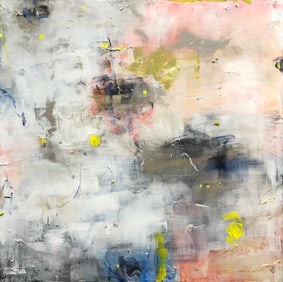 Jorn Fox Abstract Original Oil on Canvas Signed