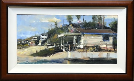 Jorn Fox Impressionist Signed Original Oil on Canvas