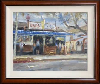 Jorn Fox Impressionist Signed Original Oil on Canvas