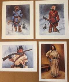 Jerry Crandall "Complete Set of 4" Limited Edition Signed Prints