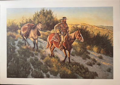 Jerry Crandall "On to Taos" Limited Edition Signed Print