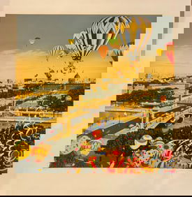 Hiro Yamagata "Balloon Race" Signed Seriograph LE