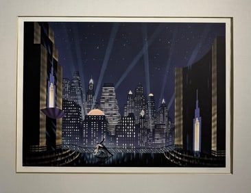 Robert Hoppe "Exhibition City For Conquest" Signed Serigraph LE