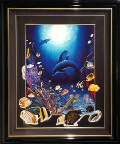 Robert Wyland "Friends of the Sea" Signed Cibachrome LE