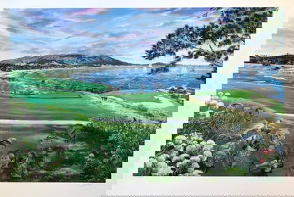 Ruth Mayer "Legends" (Pebble Beach) Signed Lithograph LE