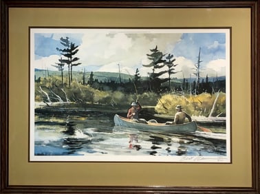 Chet Reneson "Sly Brook Natives" Signed Lithograph LE