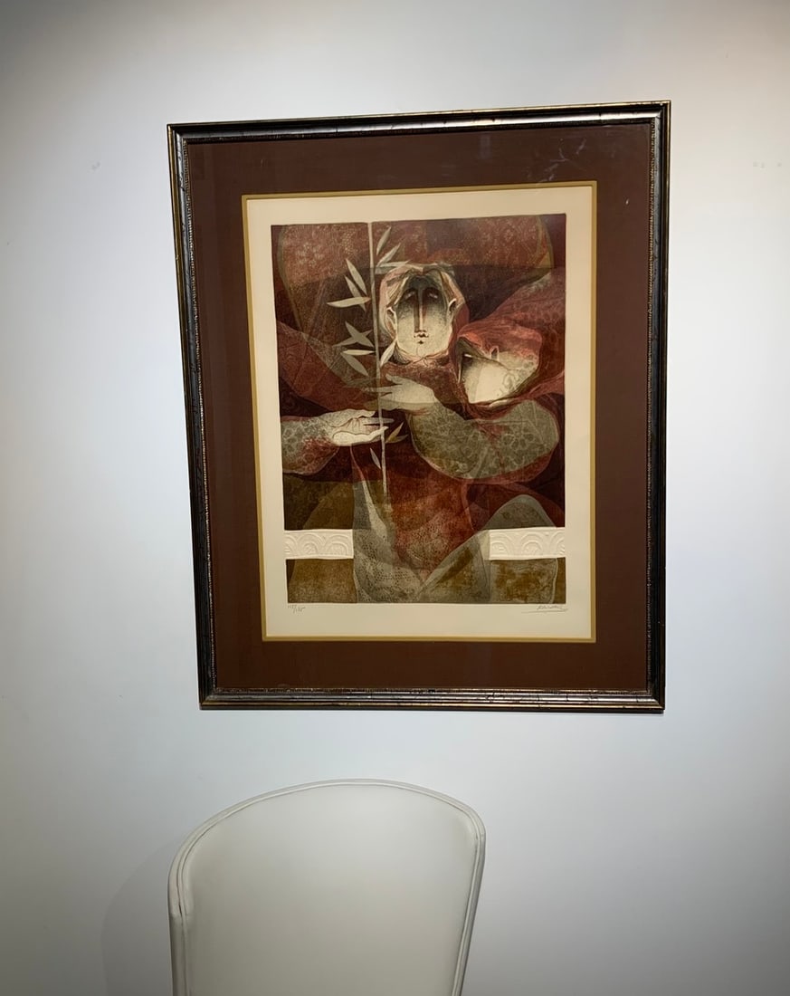 Sunol Alvar "The Barcelona Suite 1979 - 2" Signed Embossed Serigraph LE (1 of 4)