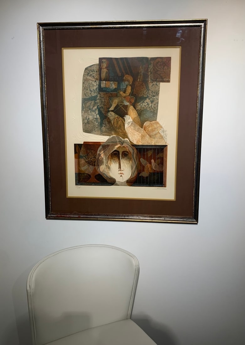 Sunol Alvar "The Barcelona Suite 1979 - 1" Signed Embossed Serigraph LE (1 of 4)