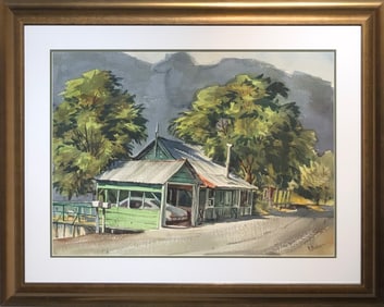 Ralph Baker (Impressionist) Signed Original Watercolor