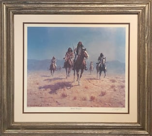 Olaf Wieghorst "Apache Renegade" Signed Lithograph LE