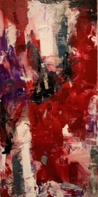 Jorn Fox Abstract Signed Original Oil and Acrylic