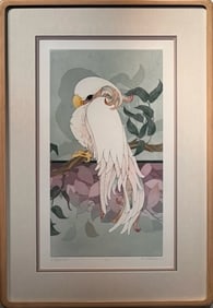 Beki Killorin "A Short Tail" Signed Embossed Etching