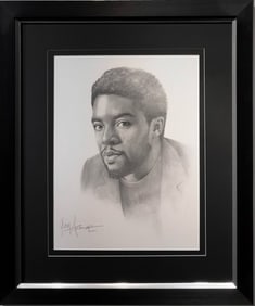 Gary Saderup "Chadwick Boseman" Signed 2021 Lithograph